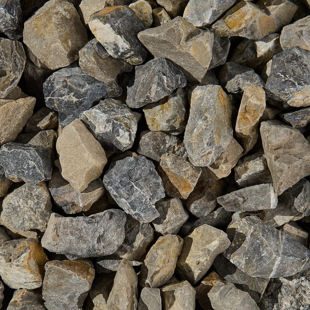 gray and brown decorative rocks