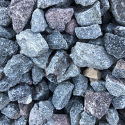 Close-up of gray and brown stones