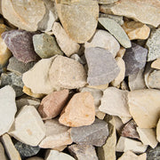 Close-up of a pile of multicolored stones