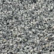 Close-up of small gray stones or gravel