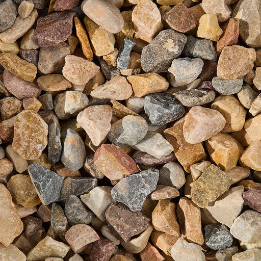 Close-up of multicolored stones and pebbles