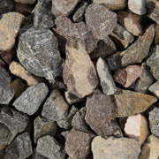 Close-up of a pile of multicolored stones and pebbles