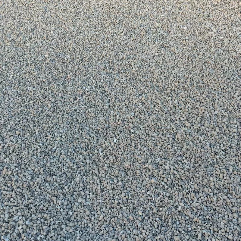 Close-up of grayish-brown gravel texture