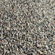 Close-up of small gravel stones in various colors