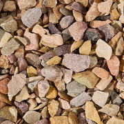 Close-up of multicolored gravel stones
