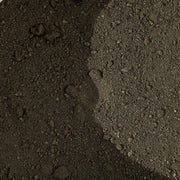 Close-up of black lava fines