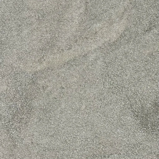 Close-up of a gray crusher fines