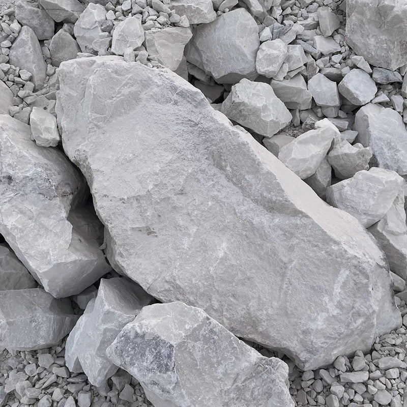 Large Marble Rocks White Marble Boulders — One Source Materials